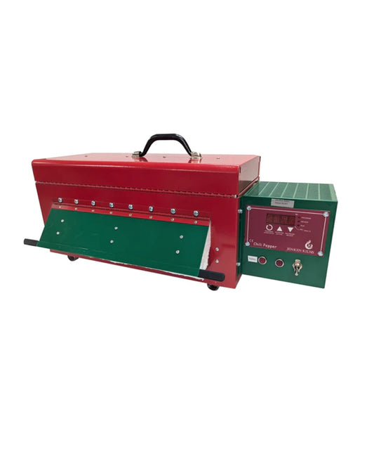 Jen-Ken Kilns Chili Pepper Kiln front with flip door closed