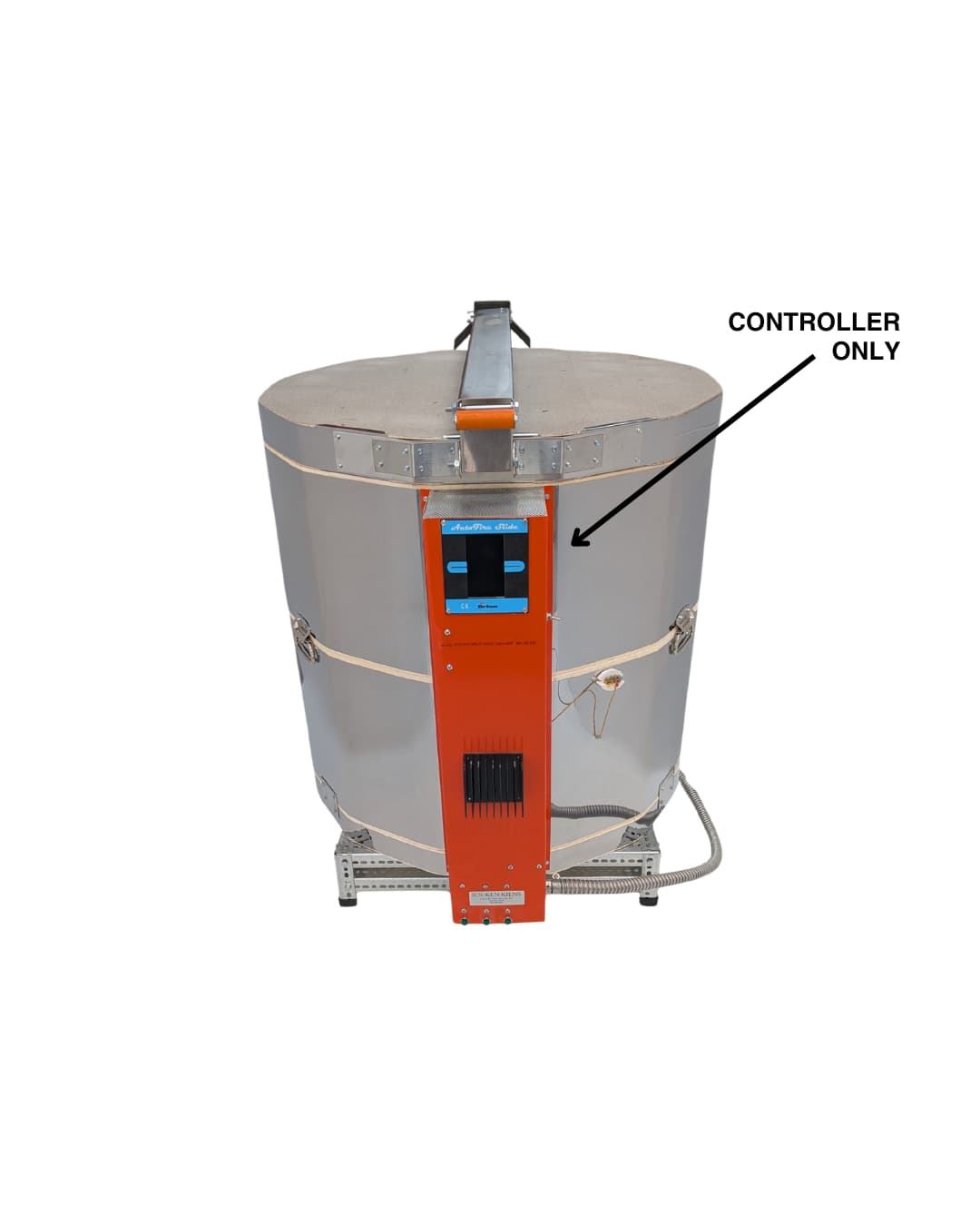 Jen-Ken Mega Coil  2829-3" kiln with Solid-State Relays with AutoFire  Slide Controller (closed)