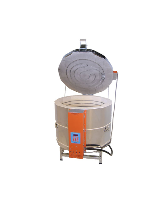 Jen-Ken Kilns Ceram-a-Glass 2422 kiln open