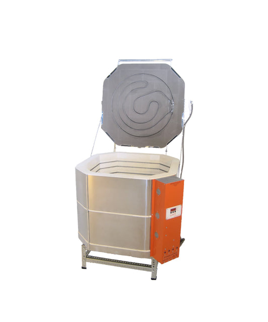 Jen-Ken Kilns Ceram-a-Glass JK Squared Kiln open