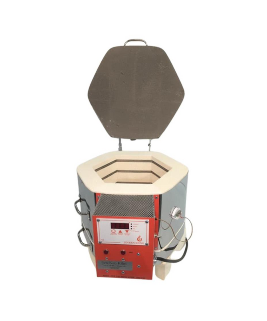 Jen-Ken Kilns Vitri Barrel kiln open