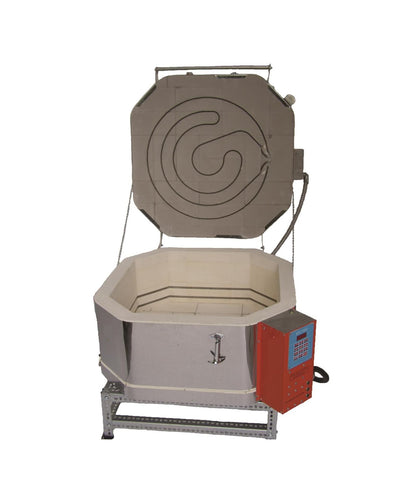 Jen-Ken Kilns JK Squared Glass Kiln open