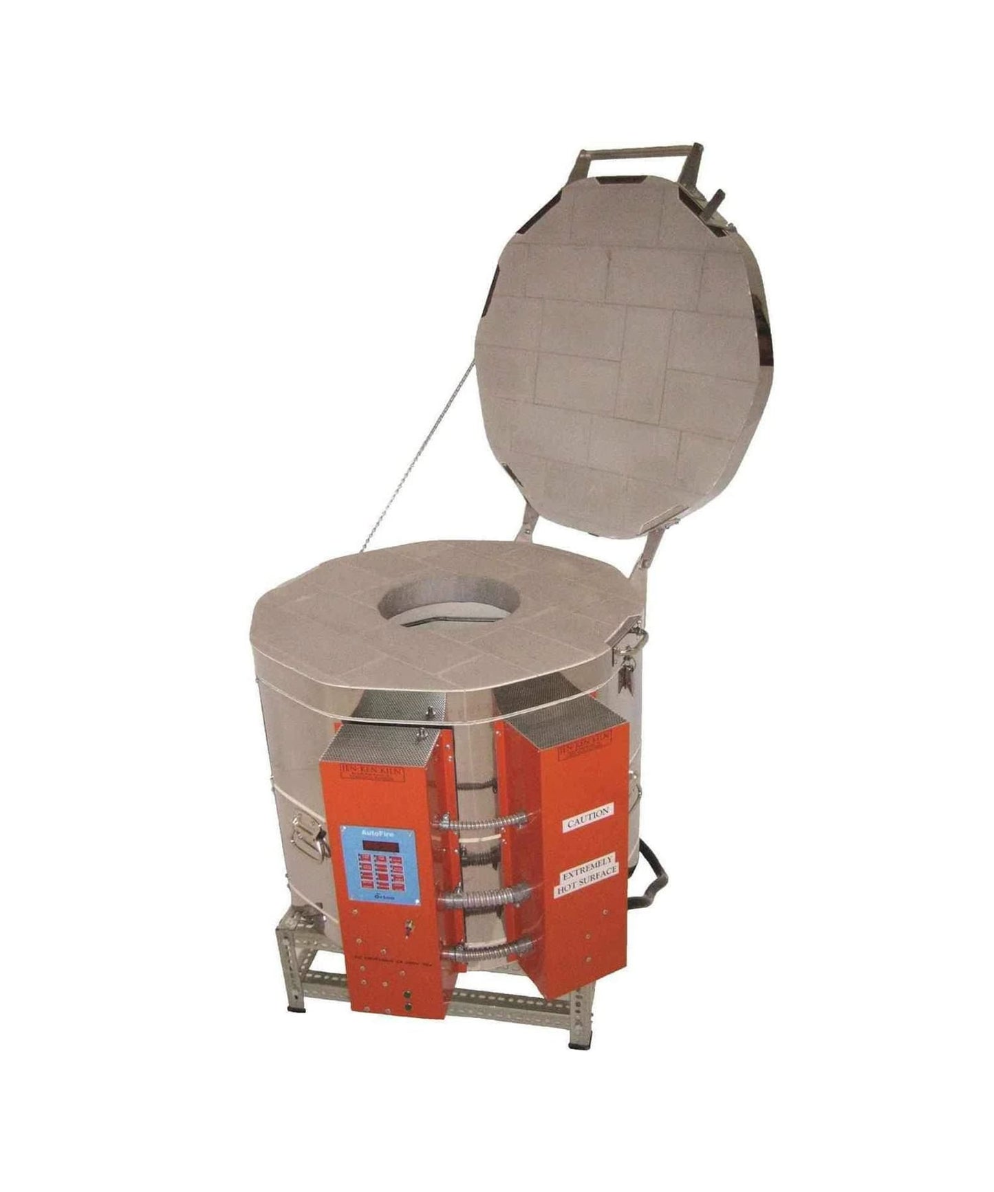 Jen-Ken Kilns Double Wall Crucible Kiln open