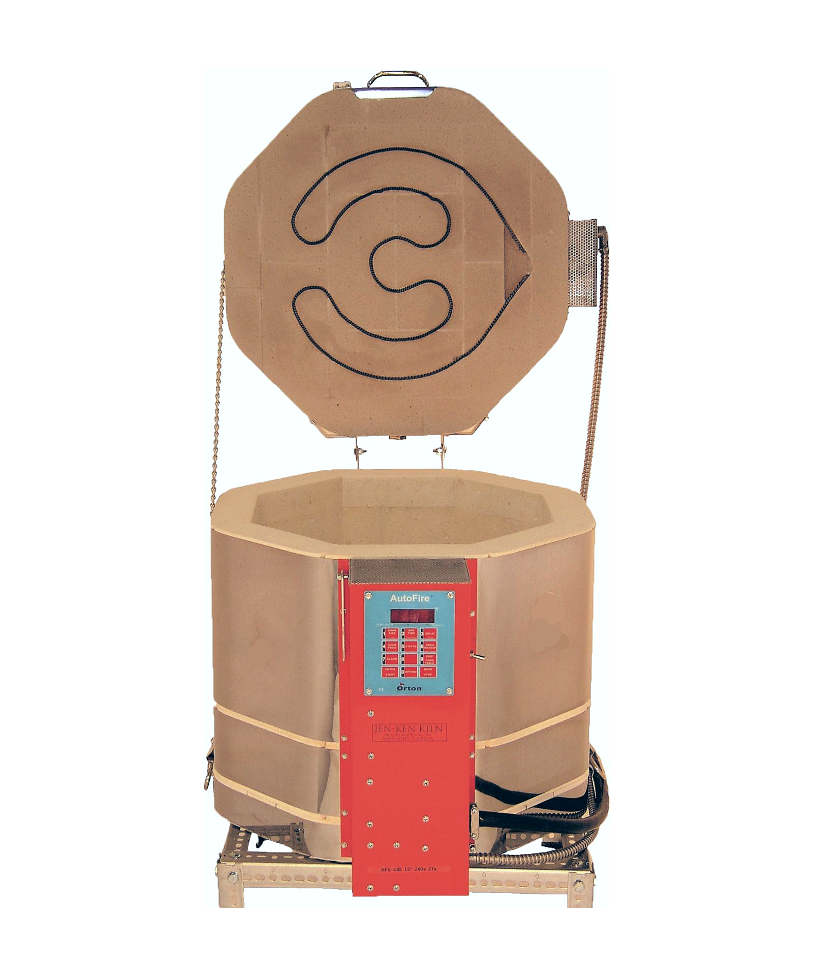 Jen-Ken Kilns 8-e 15" Kiln open