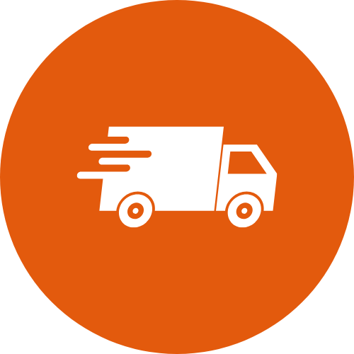 Jen-Ken Kilns truck icon for shipping policies