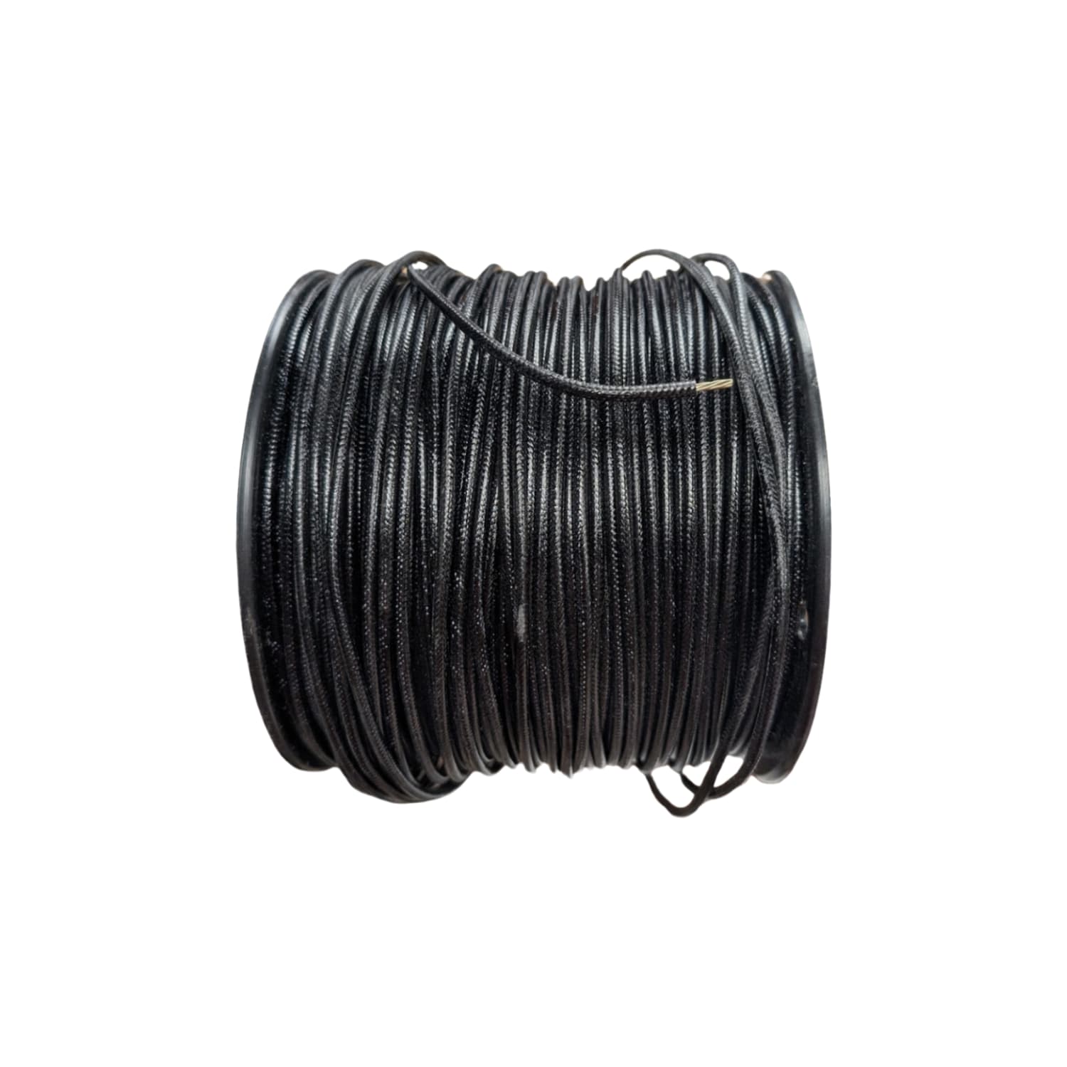 spool of black 14-gauge high temperature kiln wire