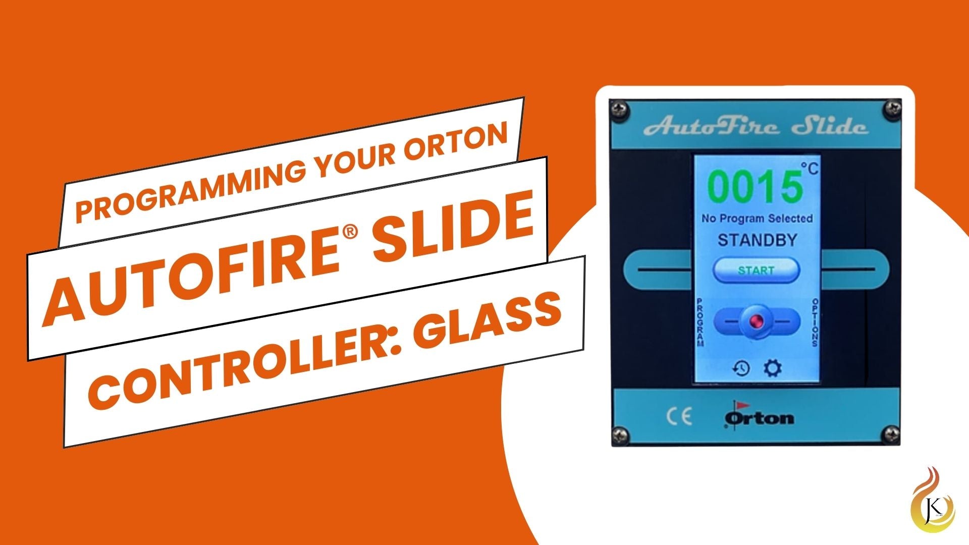 Load video: Learn the basics of setting up your Jen-Ken glass kiln&#39;s Orton AutoFire Slide touchscreen controller.